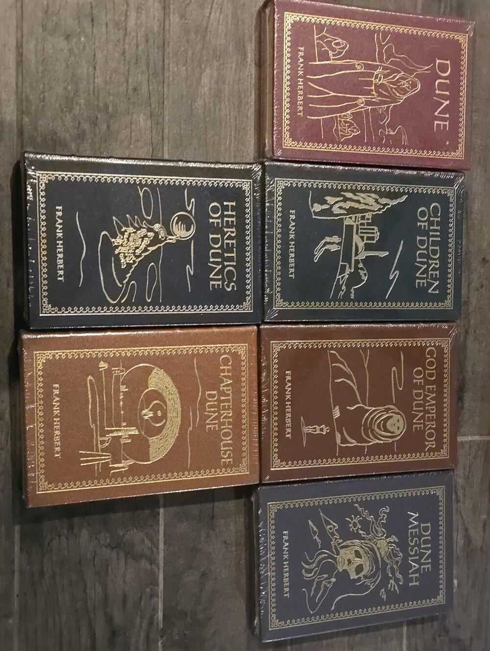 Easton Press - DUNE CHRONICLES - Frank Herbert - 6 Volume Set - BRAND NEW SEALED